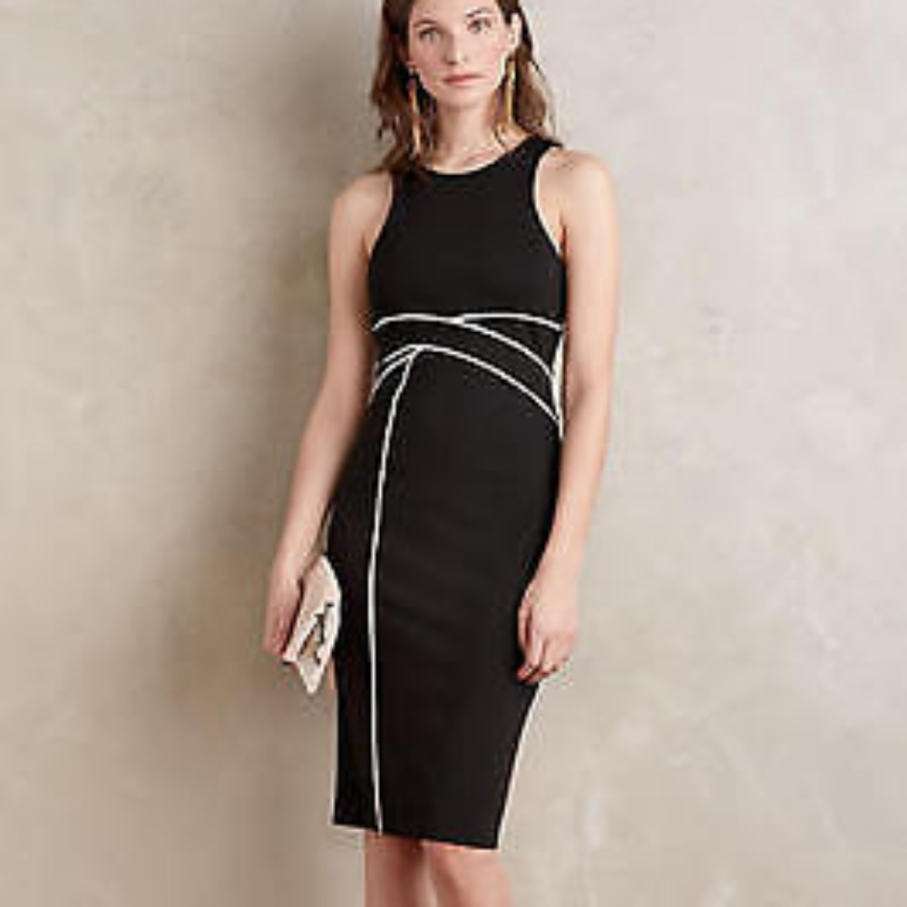 ANTHROPLOGIE*MAEVE CAVATINA SHEATH DRESS 6 NWT